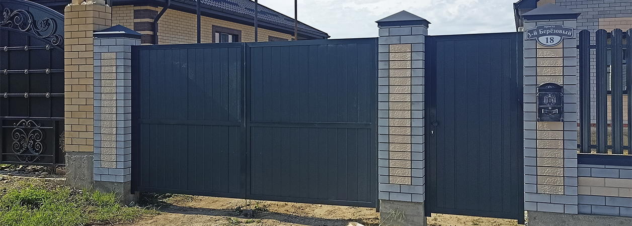 Въездные ворота в Каневской под ключ